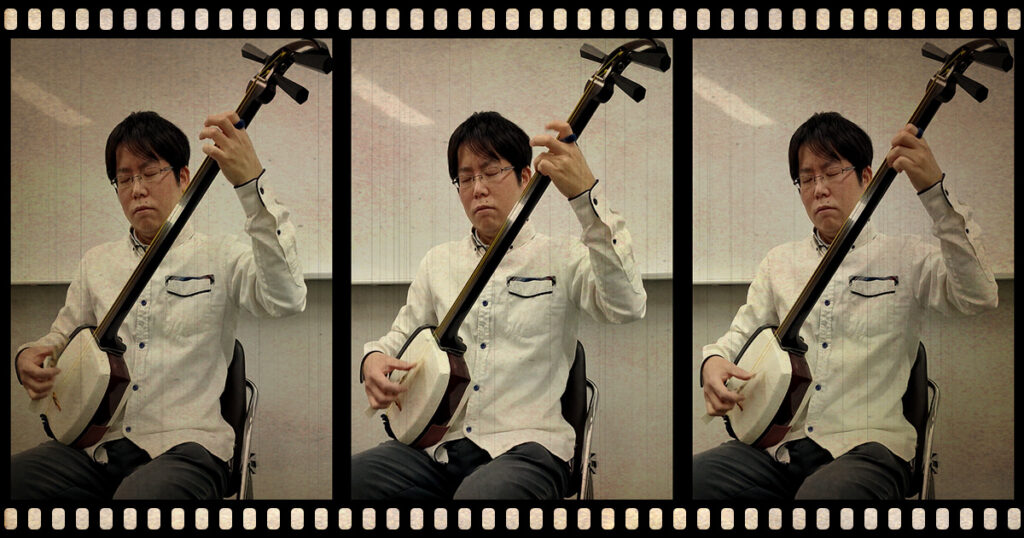 竹山流 津軽三味線奏者 水山による「三味線じょんから」の演奏動画